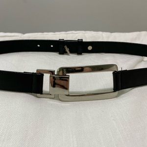 Express Black Genuine Leather Belt